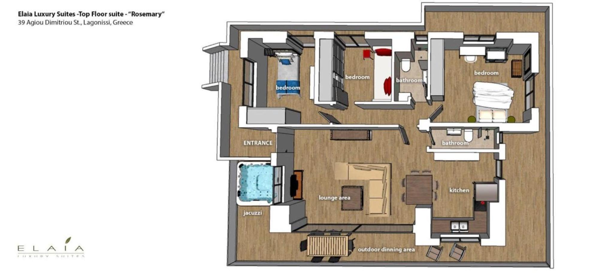 Elaia Luxury Suites Лагониси Екстериор снимка